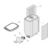 Печь электрическая HARVIA SOUND M90 BLACK со встроенным пультом HMS900400M